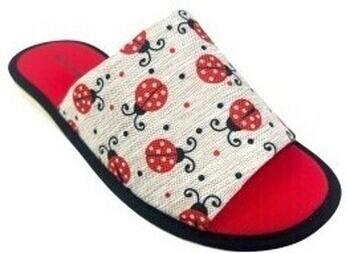 Garzon Pantoffels Ir por casa señora p400.168 rojo