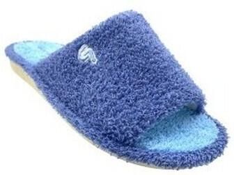 Garzon Pantoffels Ir por casa señora p410.130 azul