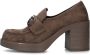 Gattinoni Stijlvolle Loafers voor Mannen Beige Dames - Thumbnail 6