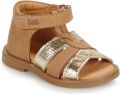 GBB Platte sandalen OLENA - Bruin