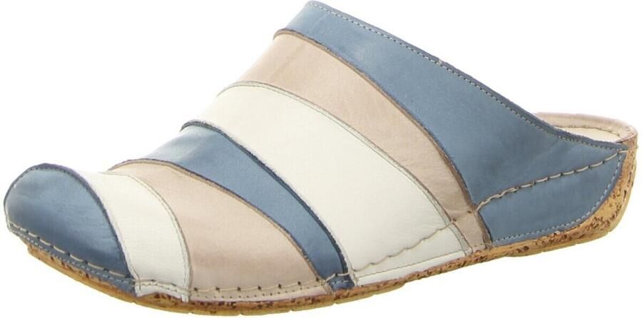 Rieker dames sleehakken lichtblauw - Foto 3