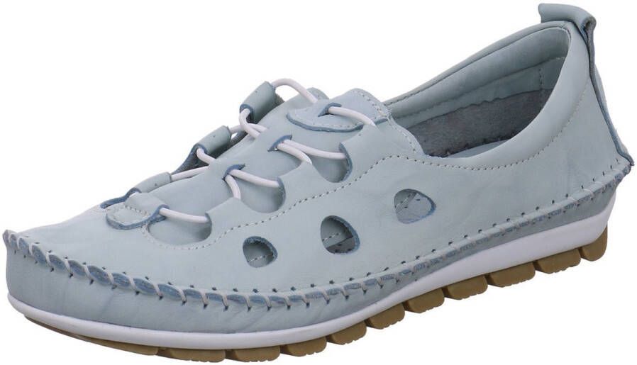 Gemini Instapper met elastische band bij de wreef Ijsblauw