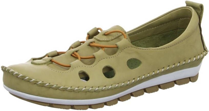 Gemini Instapper met elastische band bij de wreef Pistache