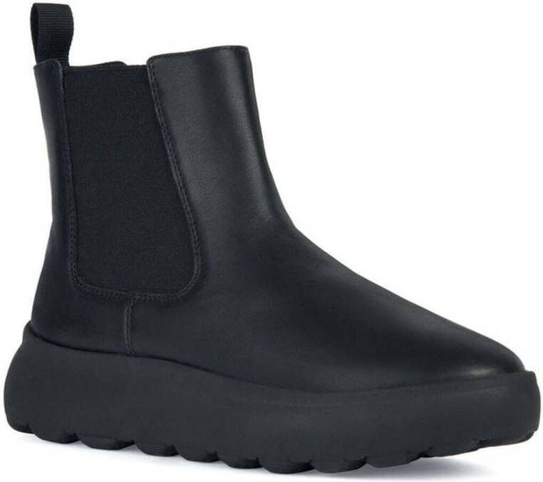 Geox Zwarte Enkellaarsjes voor Dames