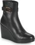 Geox Elegante Wedges voor modebewuste vrouwen Black Dames - Thumbnail 2