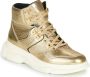 Geox Vetersneakers met metallic glans Yellow Dames - Thumbnail 2