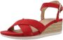 Geox Stijlvolle Wedges in Ischia Corda Red Dames - Thumbnail 3