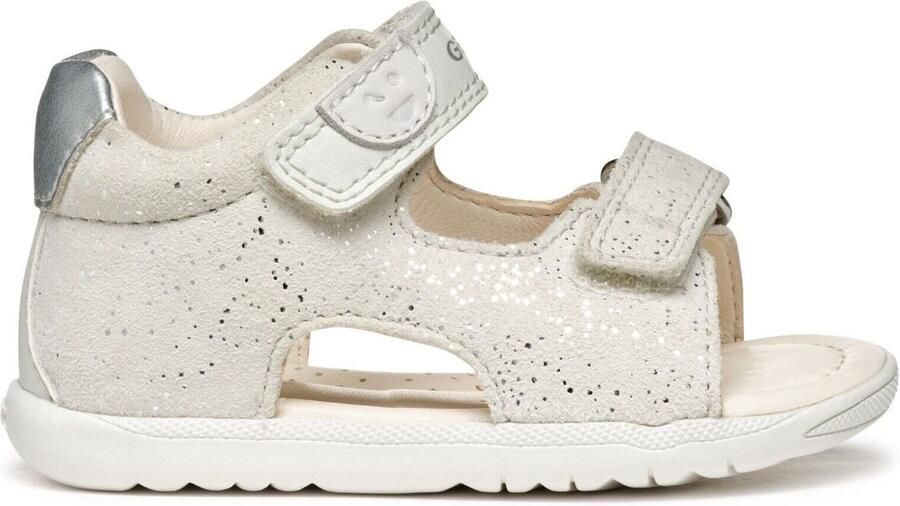 GEOX SANDAAL MACCHIA DREUMES Sandalen WIT ZILVER - Foto 3