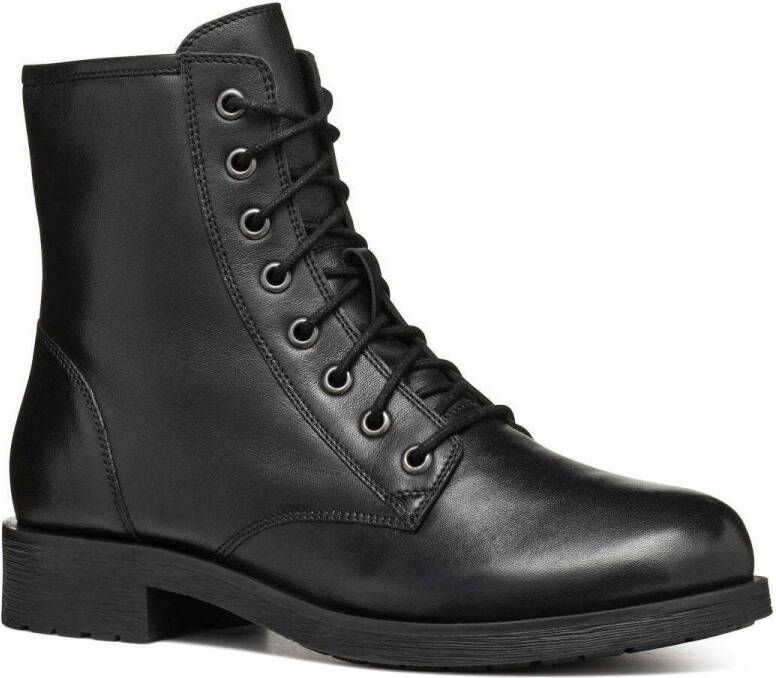 Geox Zwarte enkellaarsjes voor vrouwen