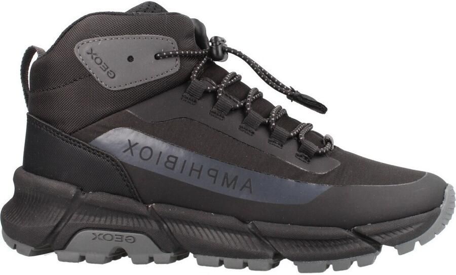 GEOX FLEXYPER PLUS ABX Sneakers ZWART DONKERGRIJS - Foto 2