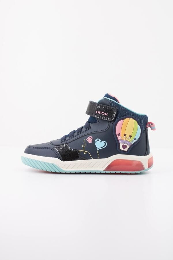 GEOX INEK MEISJES Sneakers MARINEBLAUW WATERGROEN - Foto 2