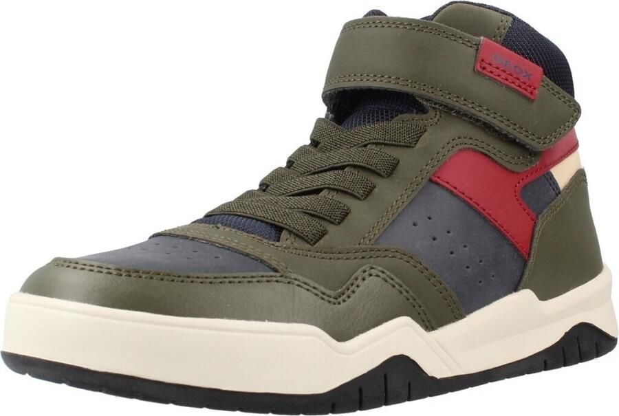 GEOX PERTH Sneakers MILITAIR GROEN MARINEBLAUW - Foto 5