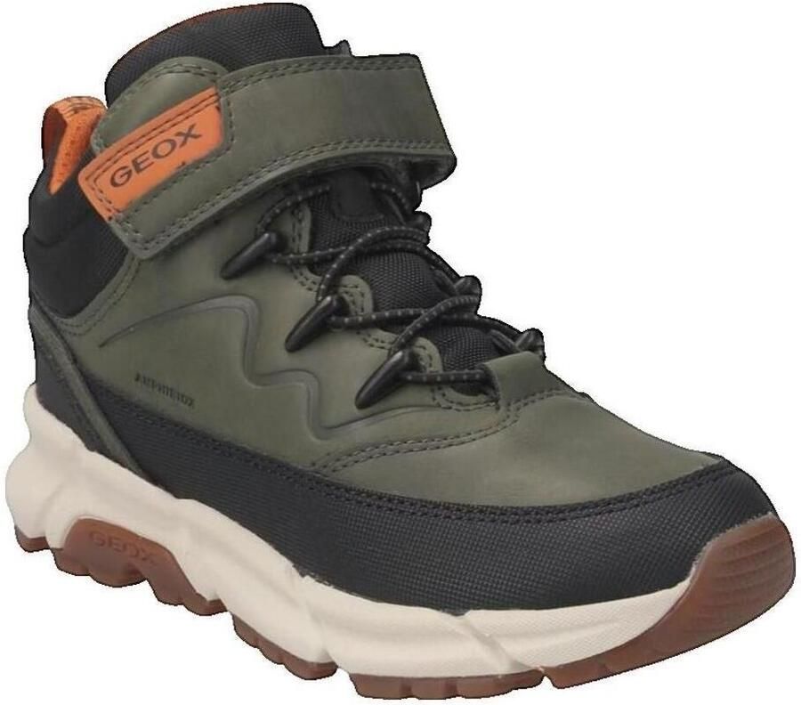 Geox Flexyper Plus sneakers cognac Bruin Jongens Imitatieleer Meerkleurig 29 - Foto 10