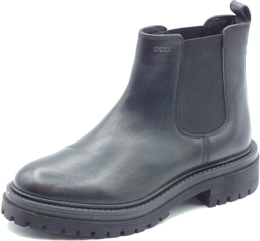Geox Chelsea-boots D IRIDEA B Chunky laarzen plateau enkellaars met modieuze blokhak - Foto 5