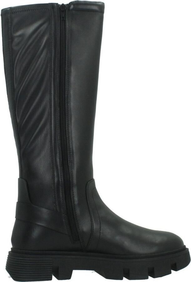 Geox Dames Leren Laarzen Black
