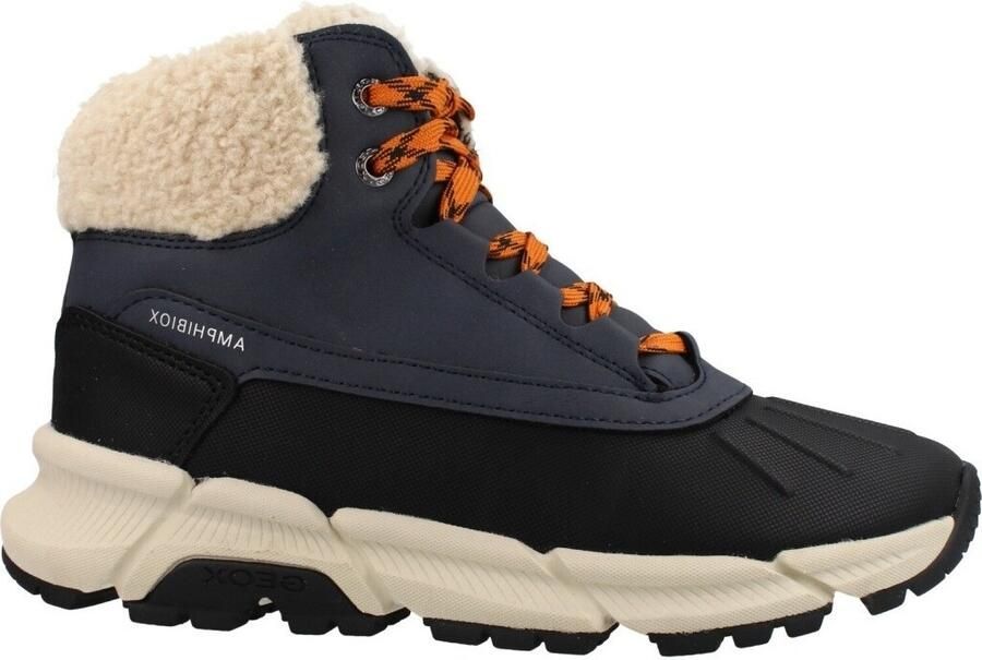 GEOX FLEXYPER PLUS ABX TIENERS MARINEBLAUW DONKERORANJE