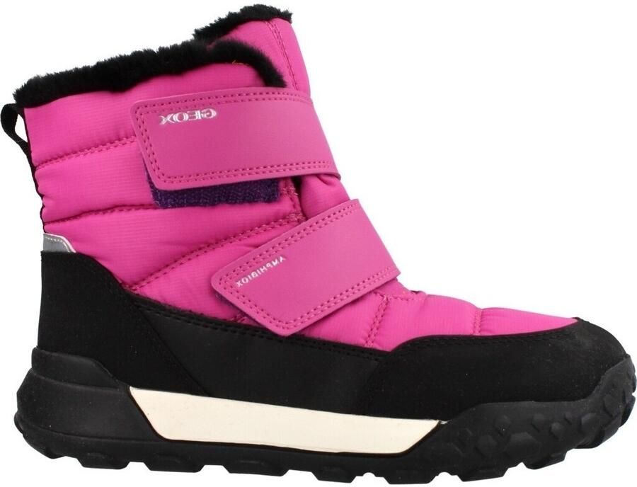 GEOX TREKKYUP ABX TIENERS FUCHSIA ZWART