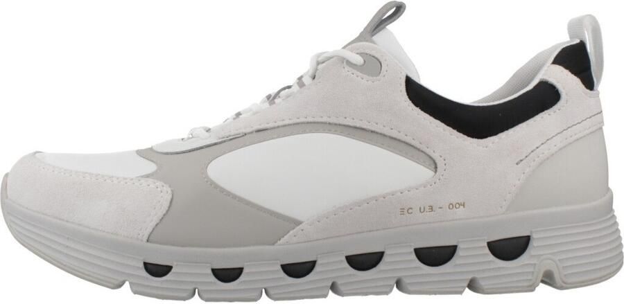 GEOX SPHERICA ECUB-4 HEREN Sneakers WIT LICHTGRIJS