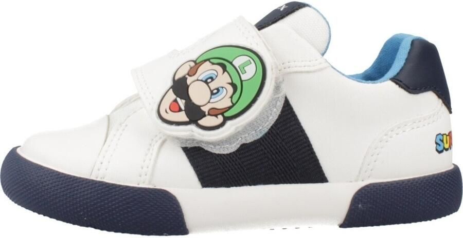 GEOX GISLI PEUTERJONGENS Sneakers WIT MARINEBLAUW - Foto 3