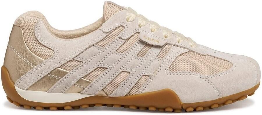 GEOX SNAKE ORIGINAL DAMES Sneakers MELKWIT LICHTBEIGE - Foto 2