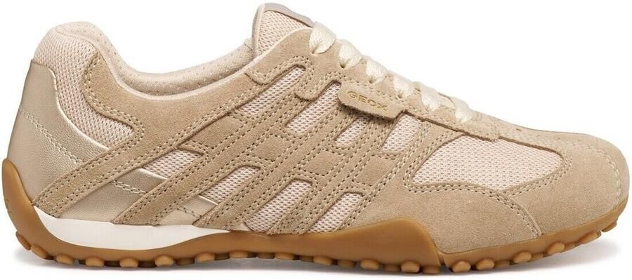 GEOX SNAKE ORIGINAL DAMES Sneakers BEIGE MELKWIT - Foto 3