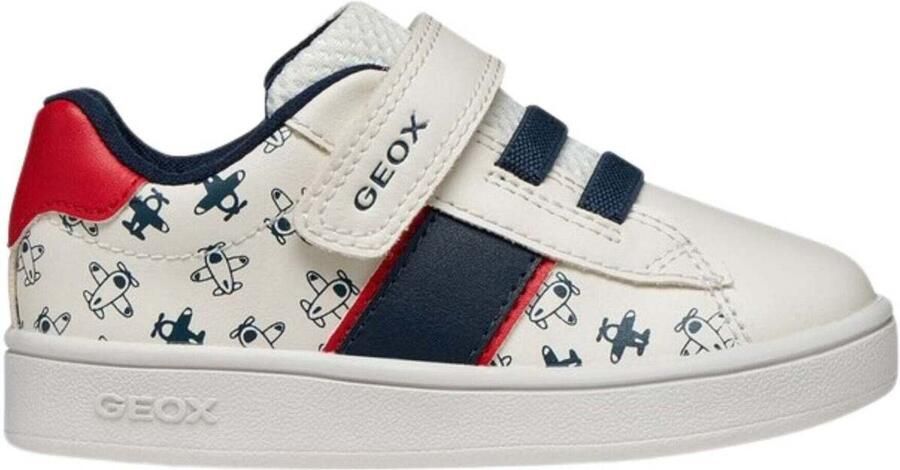 GEOX ECLYPER PEUTERJONGENS Sneakers WIT ROOD - Foto 2