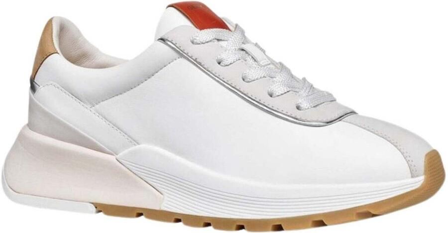GEOX D Metropoli Sneakers Dames Leren Sneaker Wit - Foto 2