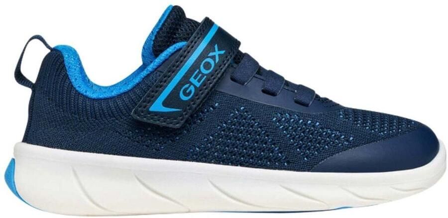 GEOX FOOT-RUN JONGENS Sneakers MARINEBLAUW LICHTBLAUW