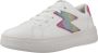 GEOX MIKIROSHI MEISJES Sneakers WIT MULTICOLOR - Thumbnail 2