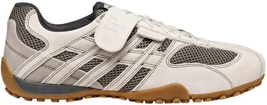 GEOX U Snake Original A Leren herentrainers U55MNA 02214 V9F grijs - Foto 5