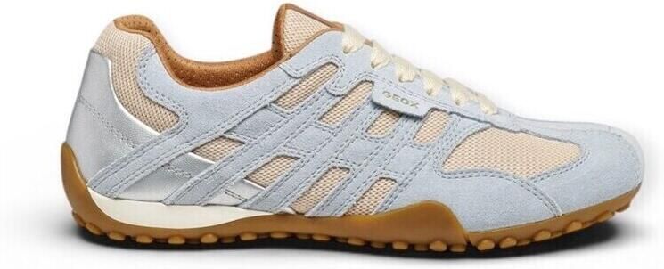 GEOX SNAKE ORIGINAL DAMES Sneakers MELKWIT LICHTBLAUW - Foto 5