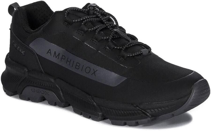 GEOX FLEXYPER PLUS ABX JONGENS Sneakers ZWART DONKERGRIJS - Foto 5