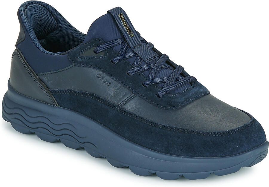 GEOX U Spherica Plus A herensneaker slip-on schoenen U56MPA 08522 CF44K blauw - Foto 6