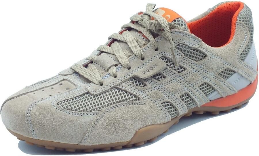 Geox Veterschoenen U SNAKE ORIGINAL veterschoen vrijetijdsschoen trekking sneaker met leren binnenzool - Foto 9