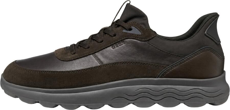 GEOX U Spherica Plus A herensneaker slip-on schoenen U56MPA 08522 bruin - Foto 3