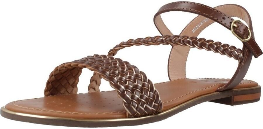 GEOX SOZY PLUS DAMES Sandalen TABAK LICHTGOUD - Foto 2