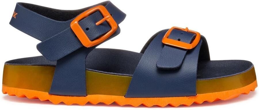 GEOX GHITA TIENERS Sandalen MARINEBLAUW ORANJE - Foto 2