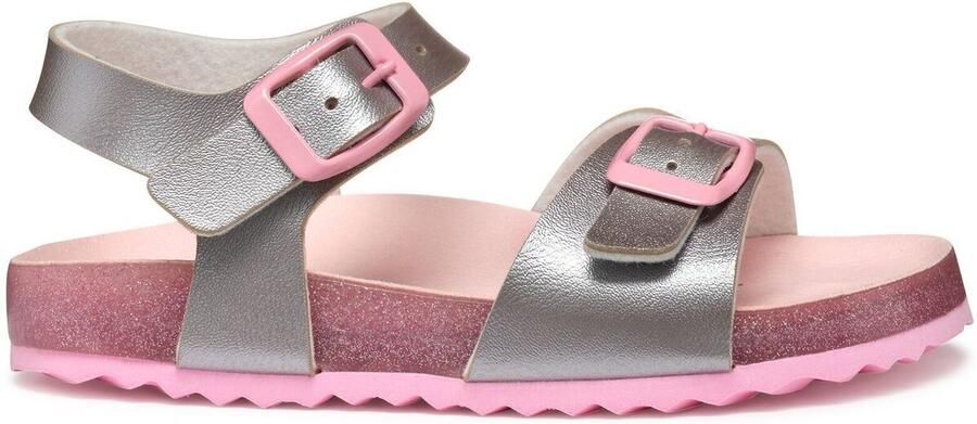 GEOX ADRIEL TIENERS Sandalen ZILVER ROZE - Foto 4