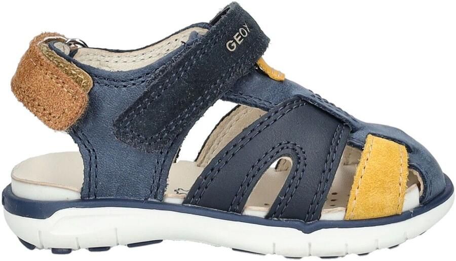 GEOX SANDAAL DELHI PEUTERJONGENS Sandalen DONKER MARINEBLAUW DONKERGEEL - Foto 3