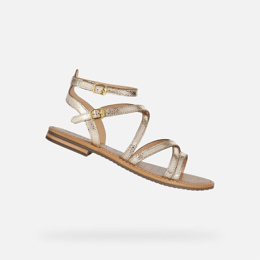 GEOX SOZY S DAMES Sandalen GOUD - Foto 3