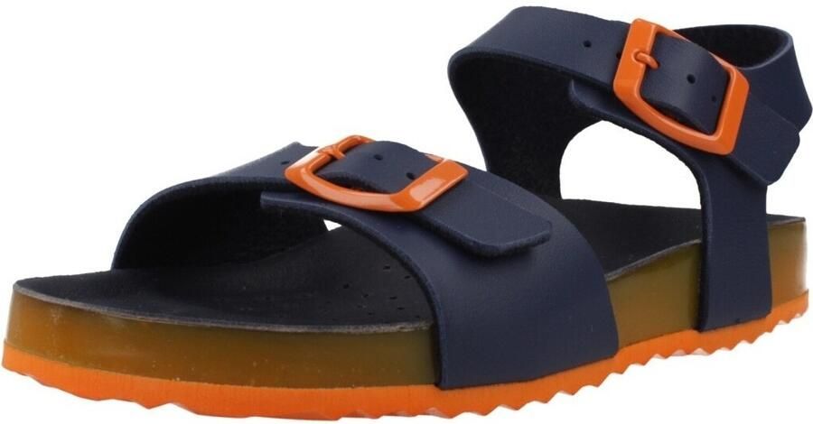 GEOX GHITA TIENERS Sandalen MARINEBLAUW ORANJE - Foto 2