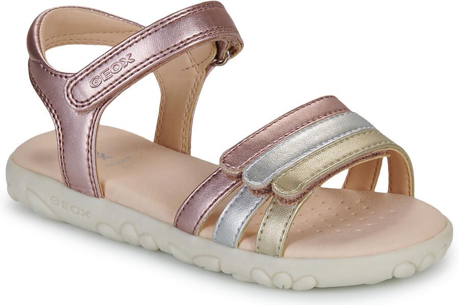 GEOX Meisjes Sandalen Goud Zilver Rose - Foto 2