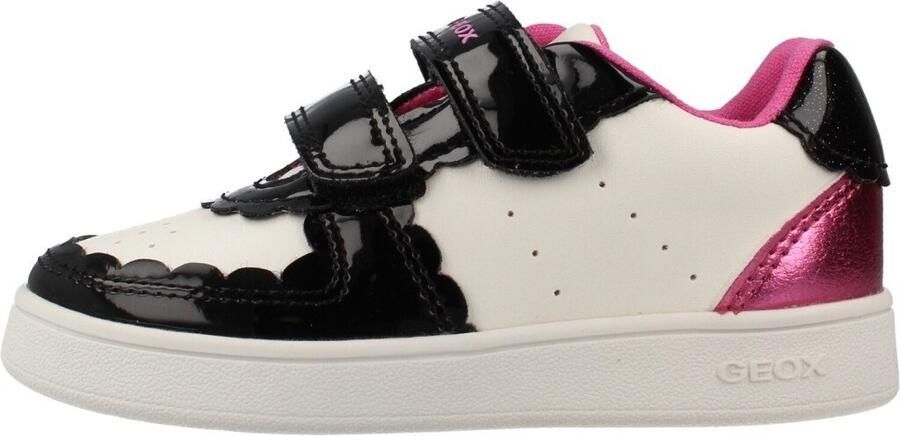 GEOX ECLYPER PEUTERMEISJES Sneakers WIT ZWART - Foto 2