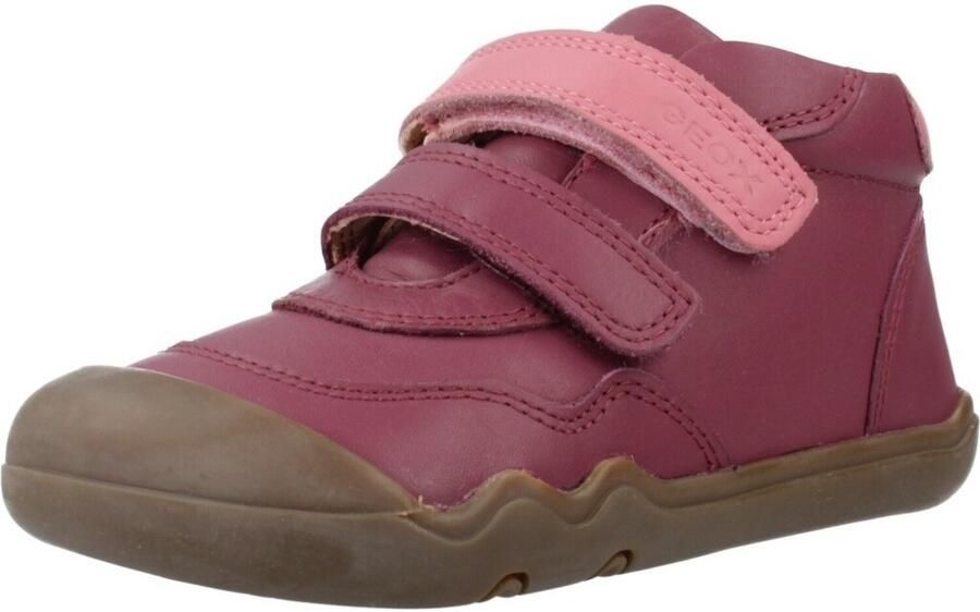 GEOX STEPPIEUP PEUTERMEISJES Sneakers DONKERPAARS DONKERROZE