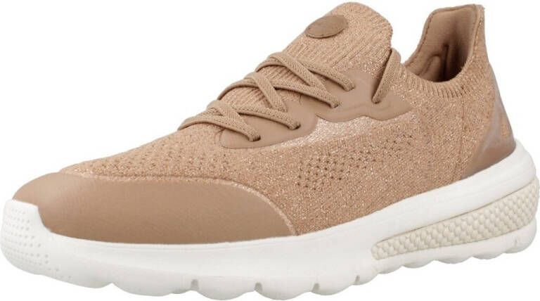Geox Sneakers met Spherica Actif Technologie Brown Dames - Foto 3