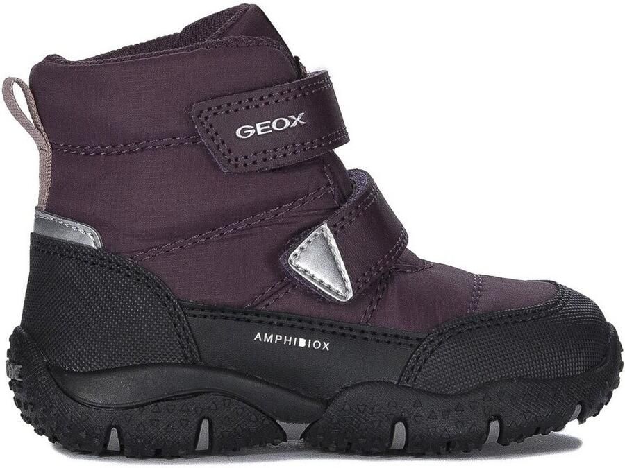 Geox Snowboots Botki Dziecięce Chłopięce Ocieplane Na Rzepy