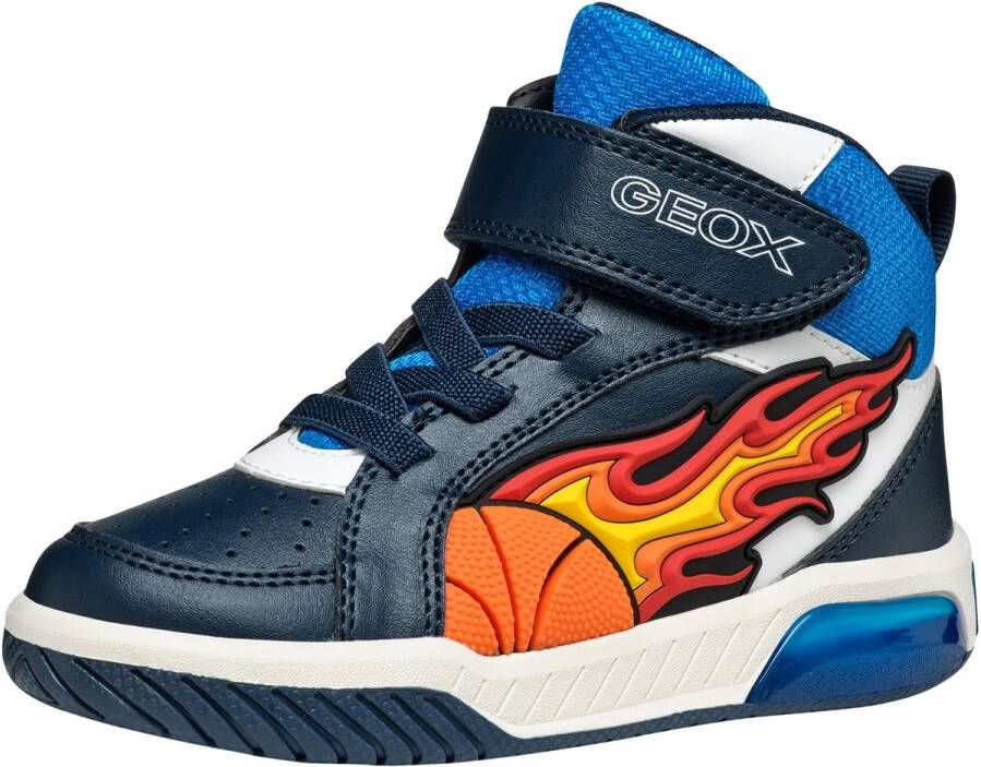 GEOX INEK Sneakers MARINEBLAUW LICHTBLAUW - Foto 2