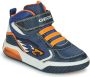 Geox J169CB Navy Orange Sneakers hoge-sneakers - Thumbnail 2