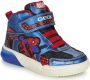 GEOX Sneakers J Grayjay Spiderman Blauw Rood Fashionwear Kind - Thumbnail 4