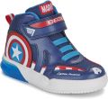 GEOX J GRAYJAY BOY Unisex Sneakers NAVY RED - Blauw